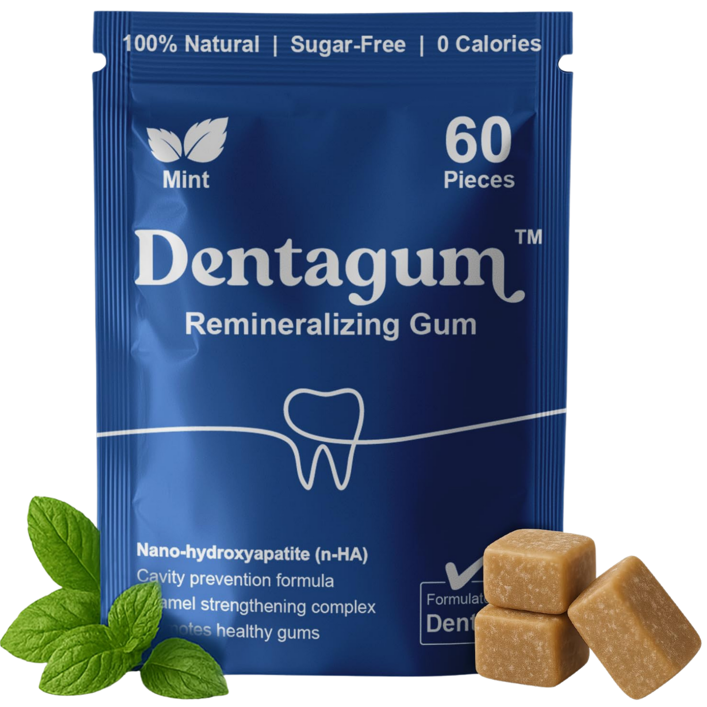 Natural Remineralizing Chewing Gum