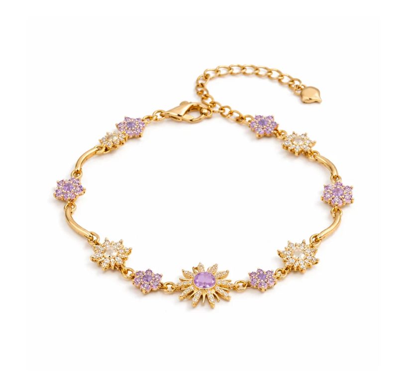 Gold Plated Princess Rapunzel Bracelet