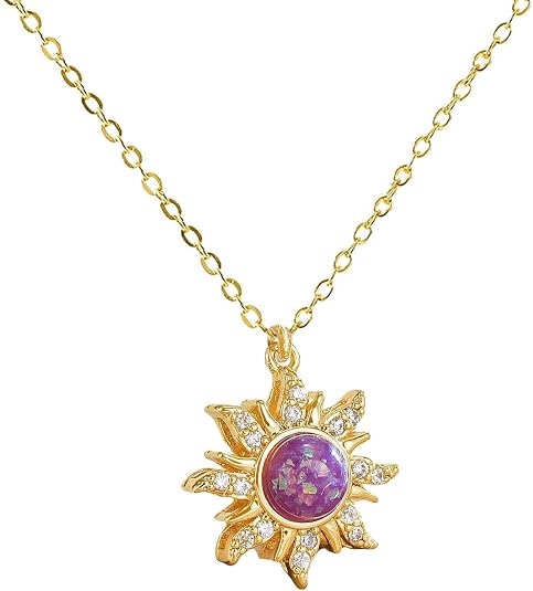 Gold Plated Princess Rapunzel Necklace