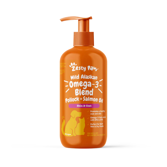 Stop your dog's constant licking and itchy skin with Wild Alaskan Salmon Oil