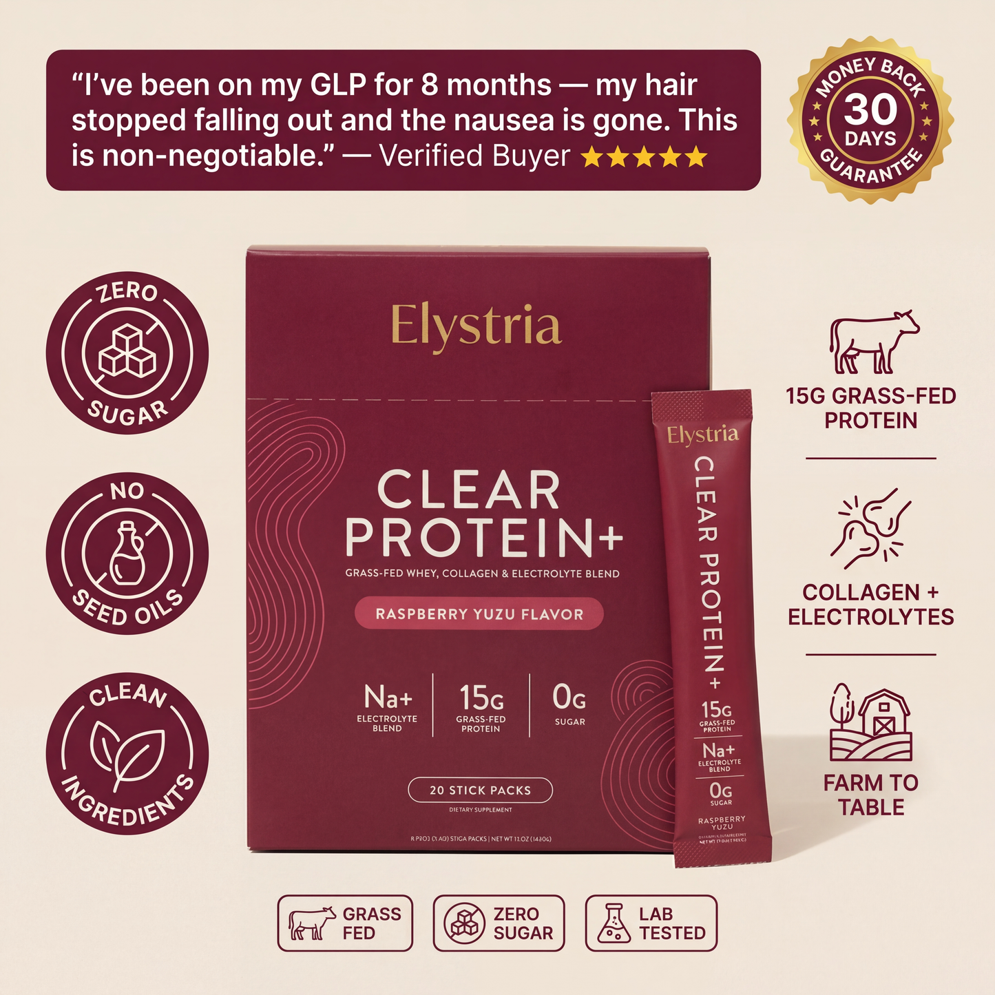 Elystria Clear Protein+