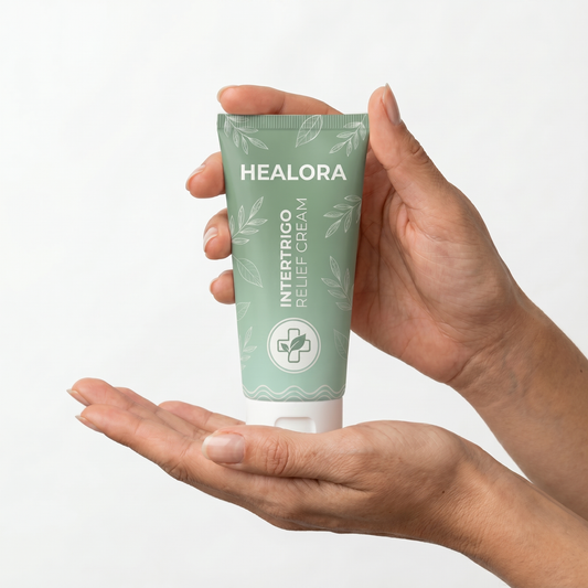 Intertrigo Relief Cream treats 99% of skin fold rashes from the first application
